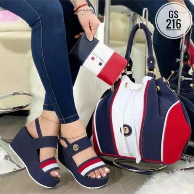 Sandalias Romanas Mujer Verano con Plataforma Gruesa y Tacón Cuña - Image 3