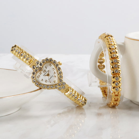 Reloj de Mujer Personalizado con Diamantes y Corazón de Rhinestones - Image 9