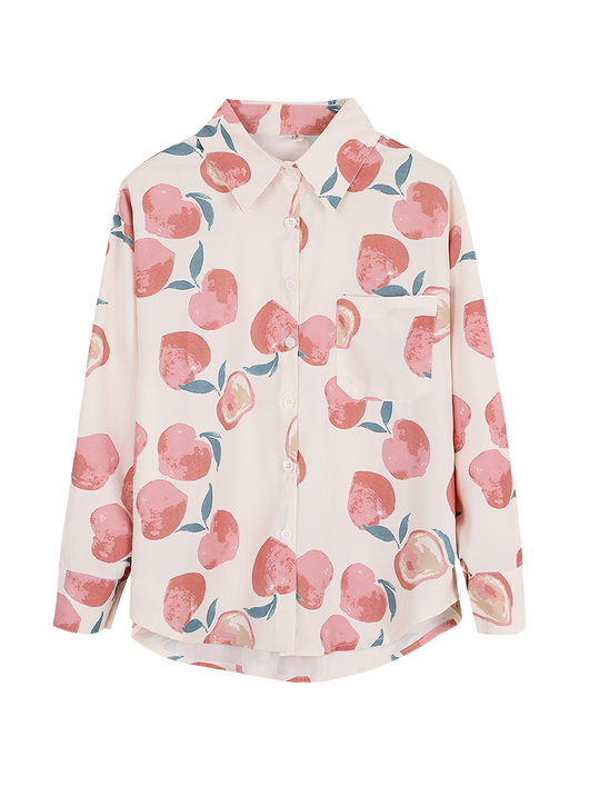 Blusa Retro Estilo Hong Kong con Flores - Manga Larga en Chifón - Image 14