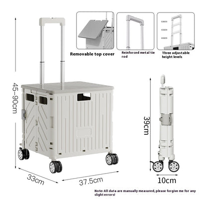 Carrito Plegable Portátil para Compras y Transporte - Image 5