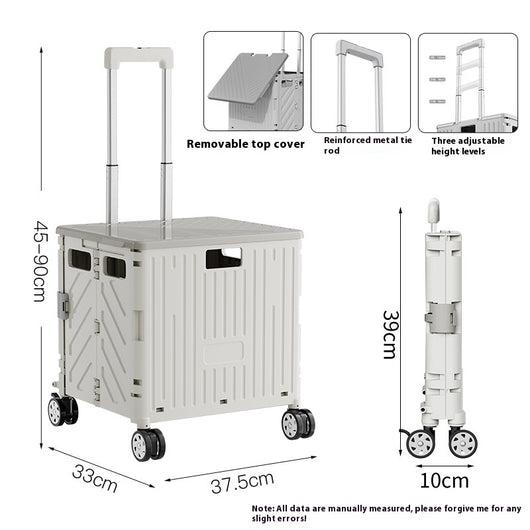 Carrito Plegable Portátil para Compras y Transporte - Image 5