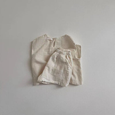 Conjunto de Shorts y Chaleco Transpirable a Juego para Niños - Image 7