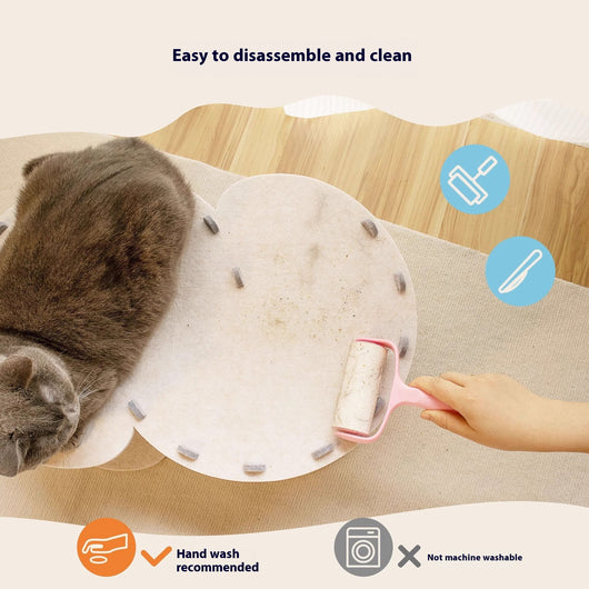 Nido Rascador Plegable Semicerrado en Fieltro para Gatos - Image 3