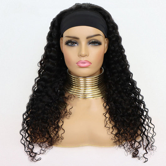 Peluca Ondas Brasileñas con Diadema de Cabello Humano - Image 18