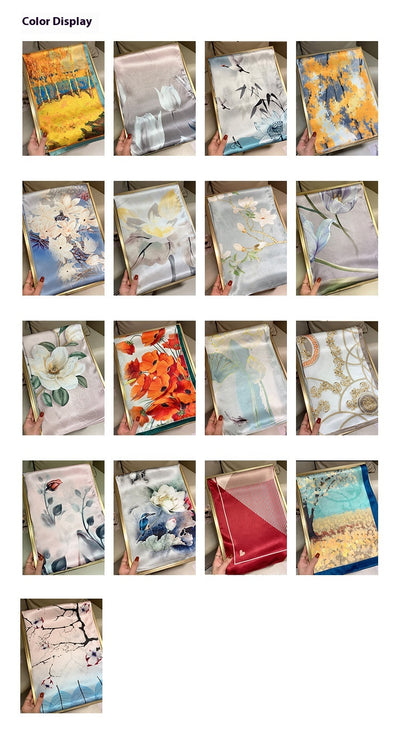 Pañuelo de Seda Hangzhou Premium Largo - Image 22