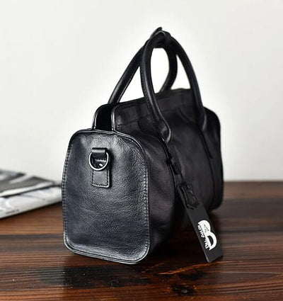Bolso de Cuero Curtido al Vegetal Cosido a Mano - Gran Capacidad para Auto - Image 6