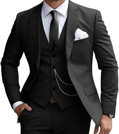 Traje Slim Fit Ejecutivo para Hombre - Elegancia Formal y Temperamento Empresarial - Image 6