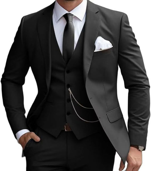 Traje Slim Fit Ejecutivo para Hombre - Elegancia Formal y Temperamento Empresarial - Image 6