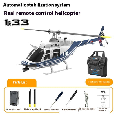 Helicóptero de Juguete de Doble Rotor con Control Simulado - Image 4