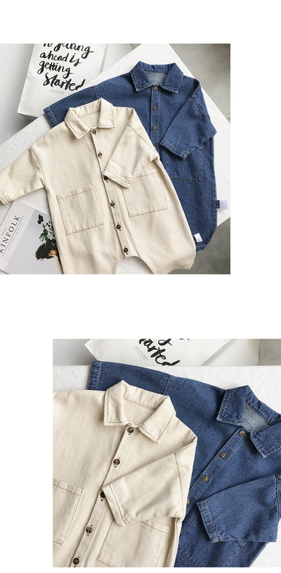Mono Denim para Bebé - Jumpsuit Clásico y Versátil - Image 6