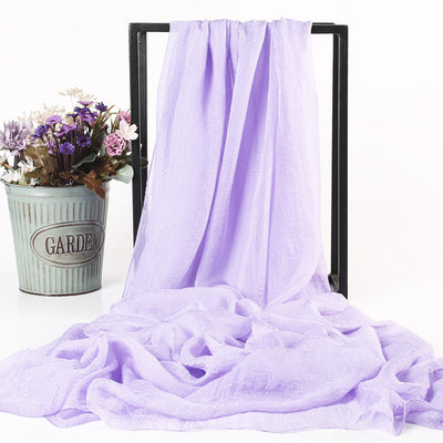 Pañuelo de Seda Simulada para el Sol - Chal Protector UV para Mujer - Image 47