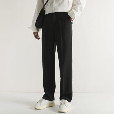 Pantalón de Traje Recto Casual Holgado para Hombre - Image 18