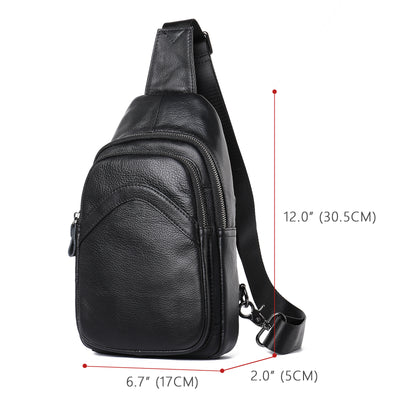 Bolso Bandolera de Cuero para Hombre - Diseño Deportivo y Casual - Image 12