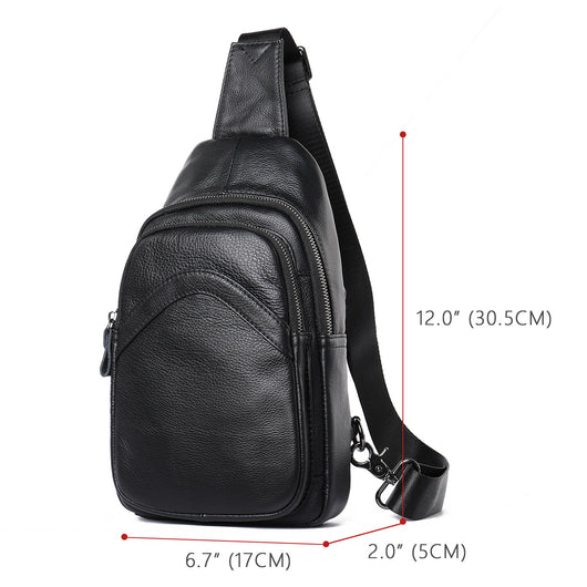 Bolso Bandolera de Cuero para Hombre - Diseño Deportivo y Casual - Image 12