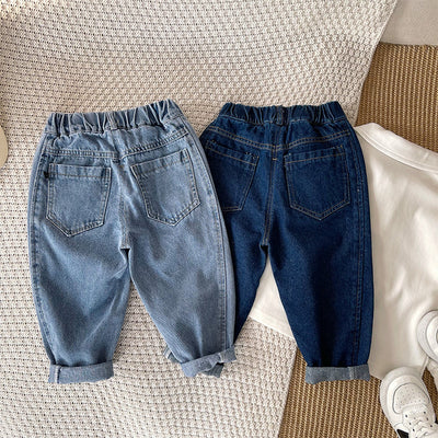 Pantalones Azules Texturizados para Niño - Image 3