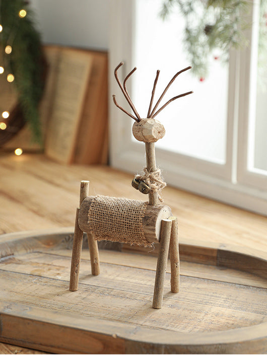 Adornos Navideños de Venado en Madera Maciza - Image 8