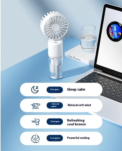 Ventilador Portátil Plegable con Humidificador y Carga Rápida - Image 14