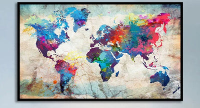 Kit de Pintura de Diamantes 5D - Mapa del Mundo a Color - Image 12