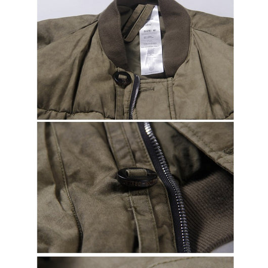 Chaqueta Acolchada de Plumón para Hombre - Abrigo Cálido de Invierno - Image 16