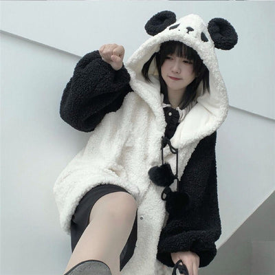 Abrigo Berber Soft Girl Japonés para Otoño e Invierno - Corte Holgado y Versátil - Image 5