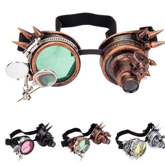 Gafas Steampunk Halloween con Luces LED - Image 12