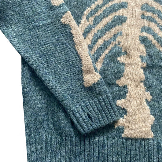 Suéter Tejido Holgado con Diseño de Calavera para Uso Casual - Image 31