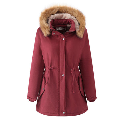 Abrigo de Piel de Cordero Acolchado para Mujer - Image 8
