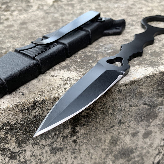 Cuchillo de Supervivencia Táctico de Hoja Recta - Defensa y Resistencia Extrema - Image 11