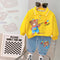Conjunto de Dos Piezas: Suéter Infantil con Solapa y Mangas Largas