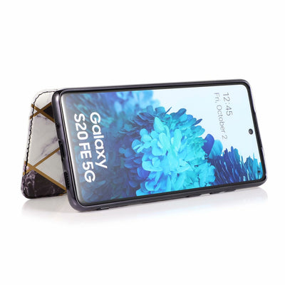 Funda de Cuero con Estampado Mármol para Samsung S20, S21, S20FE, Note20 y A51 - Image 7