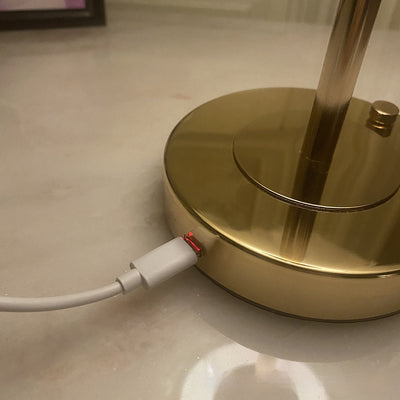 Lámpara Nocturna USB con Plumas de Avestruz Natural - Luz Ambiente para Dormitorio - Image 7