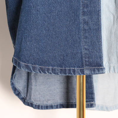 Camisa Suelta para Mujer con Contraste de Costuras - Image 9