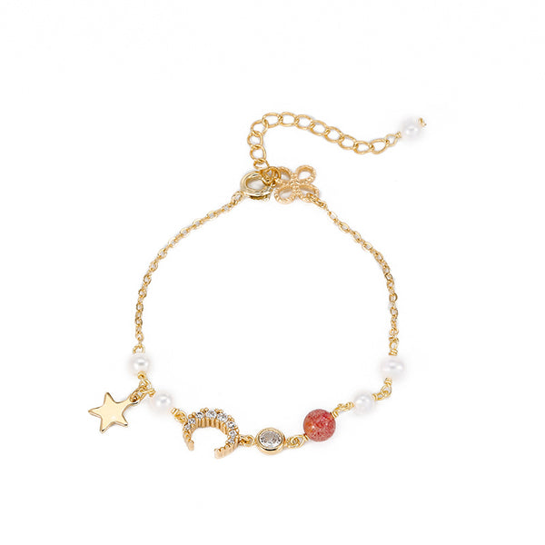 Pulsera de Cristal Natural para Mujer