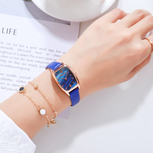 Reloj de Pulsera Cuadrado Elegante con Correa de Poliuretano - Image 16