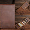 Cartera Hombre Cuero Genuino con Compartimento para Celular y Tarjetas
