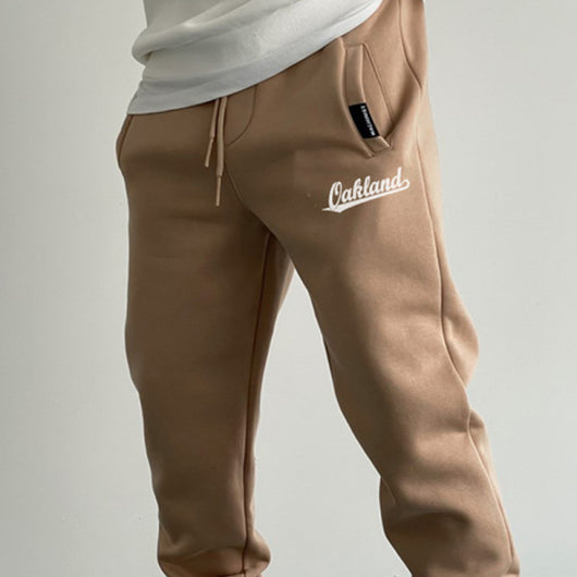 Pantalones Casuales Marrón Talle Medio con Micro-Stretch - Image 9