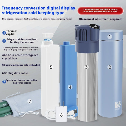 Refrigerador Portátil Mini con Cargador para Auto - Vaso Térmico Inteligente - Image 9