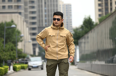 Chaqueta Táctica Camuflaje con Forro Polar para Deportes al Aire Libre - Image 36