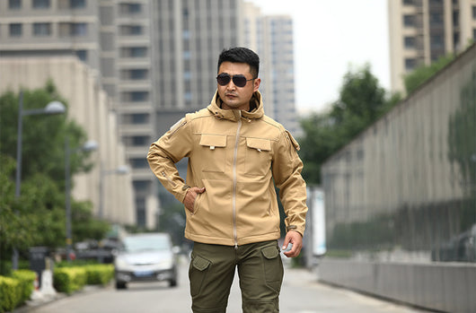 Chaqueta Táctica Camuflaje con Forro Polar para Deportes al Aire Libre - Image 36