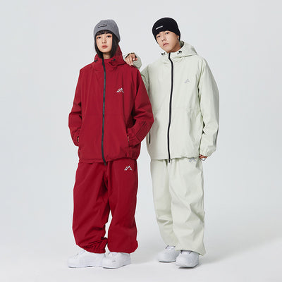 Traje de Esquí Unisex Impermeable y Resistente al Viento