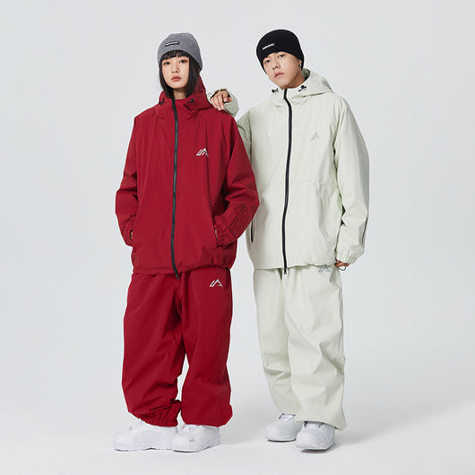 Traje de Esquí Unisex Impermeable y Resistente al Viento