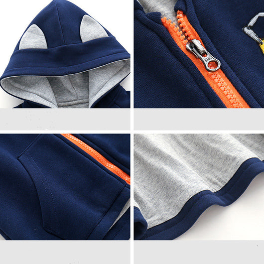 Sudadera con Capucha y Cierre para Niños - Tallas Pequeña y Mediana - Image 14