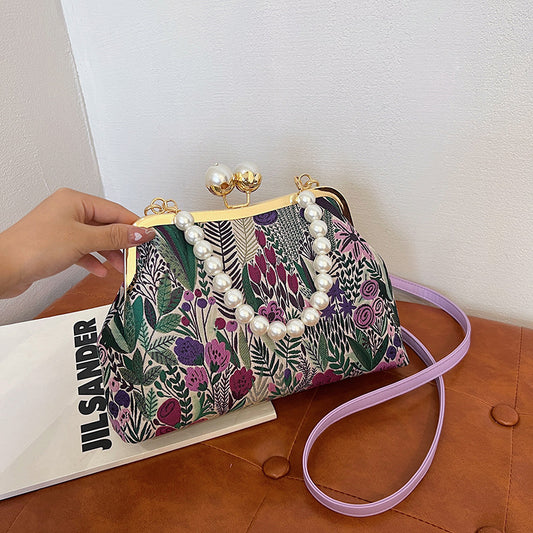 Bolso de Mano Vintage Estilo Pastoral para Mujer - Image 2