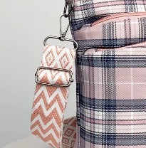 Bolsa Bandolera Escolar de Cuadros Artísticos Gran Capacidad para Mujeres - Image 11