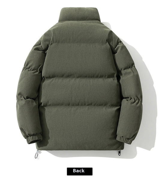 Chamarra Acolchada de Invierno para Hombre con Cuello Alto - Image 12