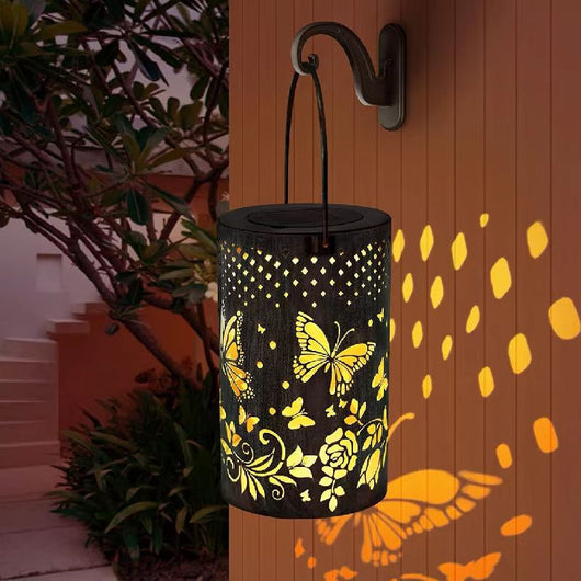 Lámpara Solar Mariposa Decorativa con Proyección de Luz para Jardín - Image 8