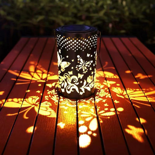 Lámpara Solar Mariposa Decorativa con Proyección de Luz para Jardín - Image 12