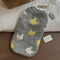 gray yellow white duck