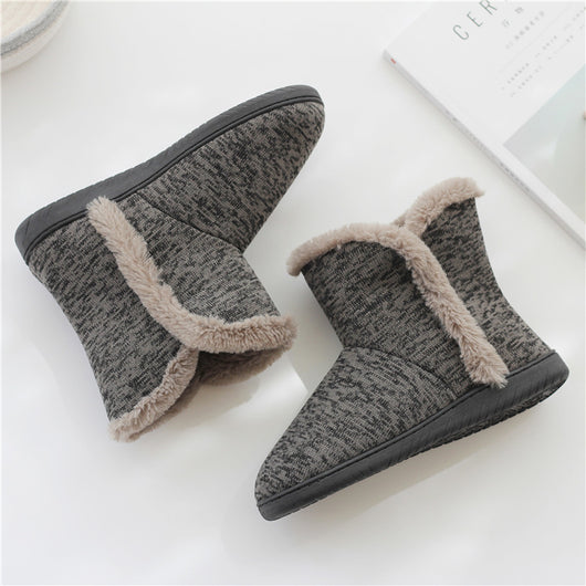 Pantuflas Altas de Invierno para Hombre con Plataforma de Terciopelo - Image 6