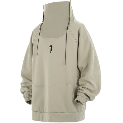 Suéter Cuello Alto Funcional Hip Hop para Hombre - Otoño e Invierno - Image 5